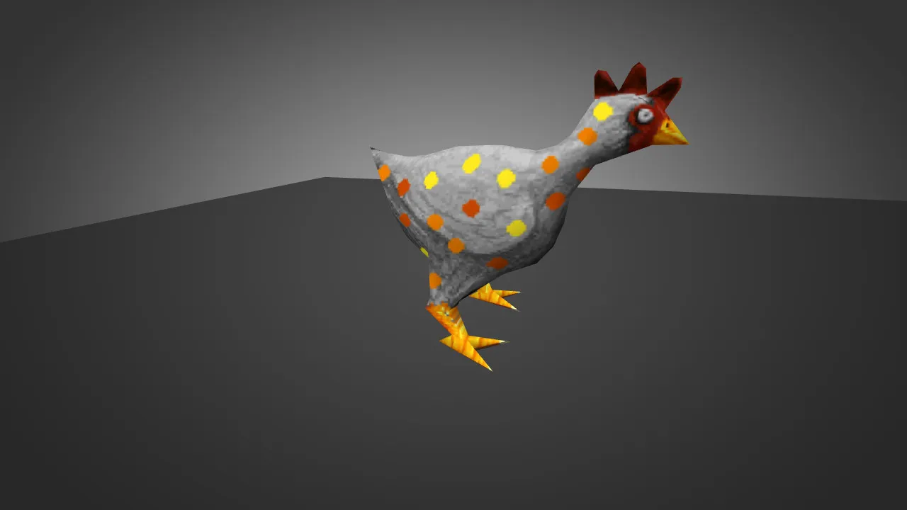 Скачать Модель «Spotted Chicken with Nails» для CS 1.6 - Уникальный скин - Скриншот
