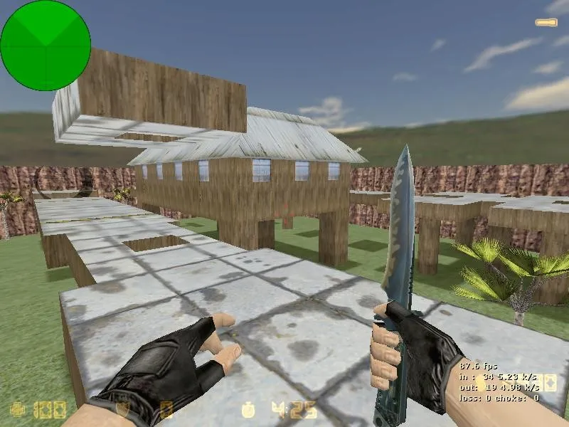 Скачать deathrun_friends для CS 1.6: карта deathrun, баланс сторон, точки, .nav и оптимизация - Скриншот