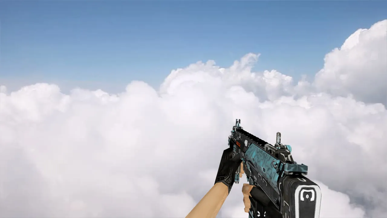 Скачать Модель MP7 Breaker для CS 1.6 - Качественная замена MP5 - Скриншот