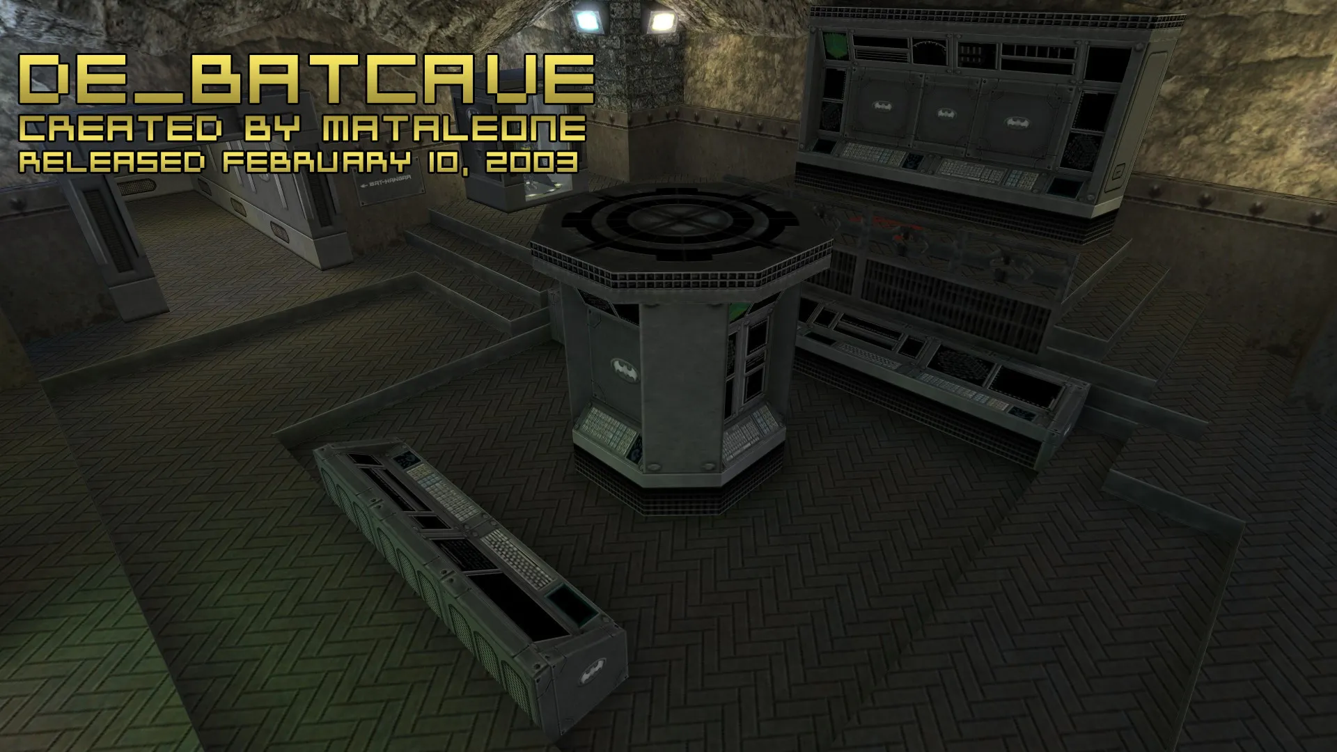 de_batcave для CS 1.6: тактики CT/T, точки, .nav, оптимизация wpoly/epoly — скриншот 16