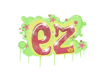 Скачать Граффити «EZ» для CS 1.6 - Уникальный стиль из CS:GO - Скриншот