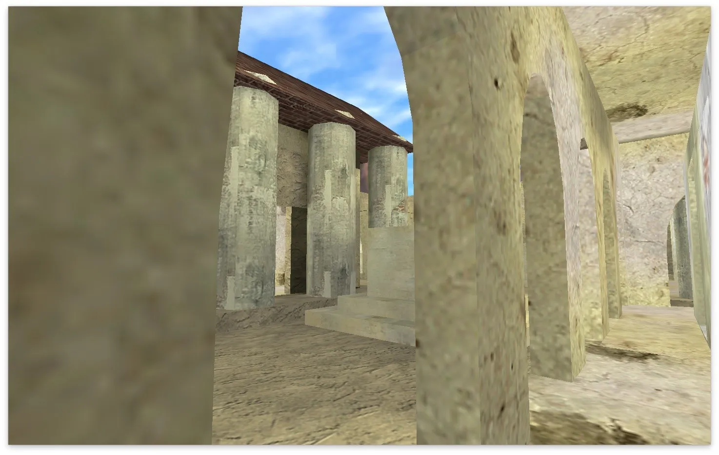Скачать Карта de_rome для CS 1.6 - подробное описание с тактиками - Скриншот