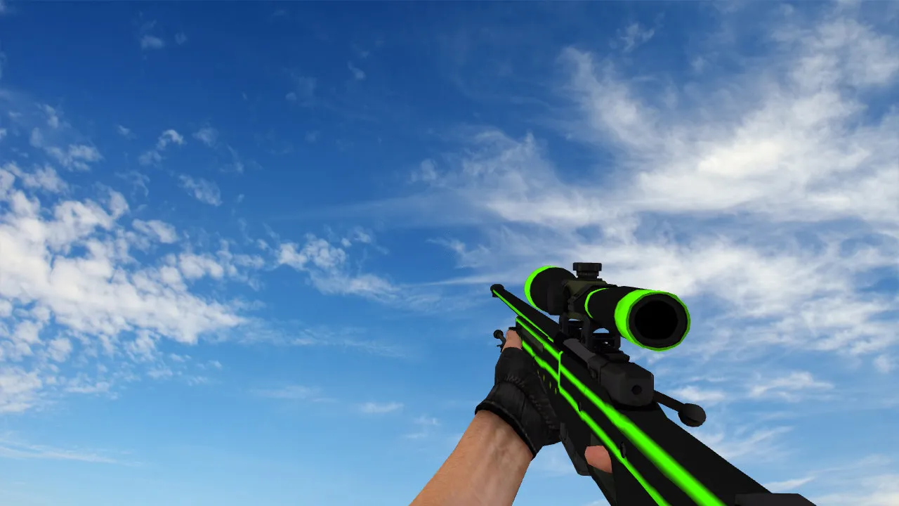 Скачать Модель AWP «Зеленая линия» для CS 1.6 - Скачать и Установить - Скриншот