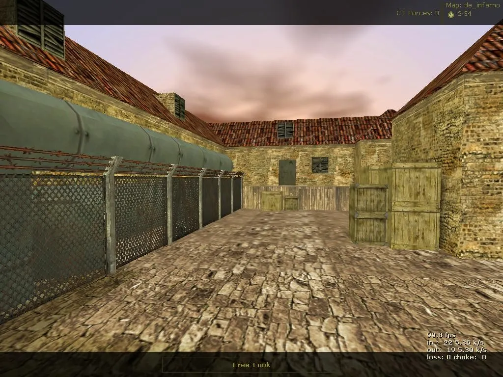 Скачать Карта «de_inferno_old» для CS 1.6 - Тактика и особенности - Скриншот