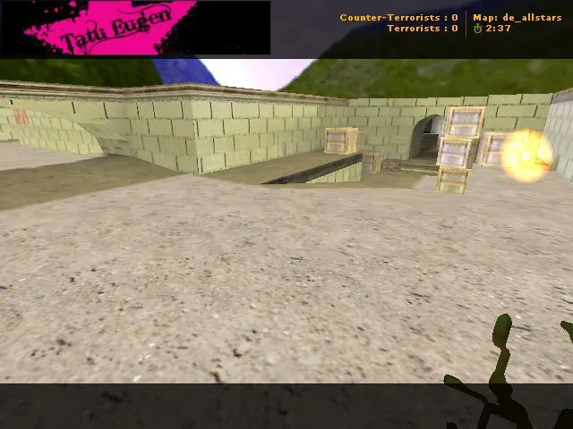 Скачать Карта de_allstars для CS 1.6: баланс сторон, точки, .nav для ботов и оптимизация wpoly/epoly - Скриншот