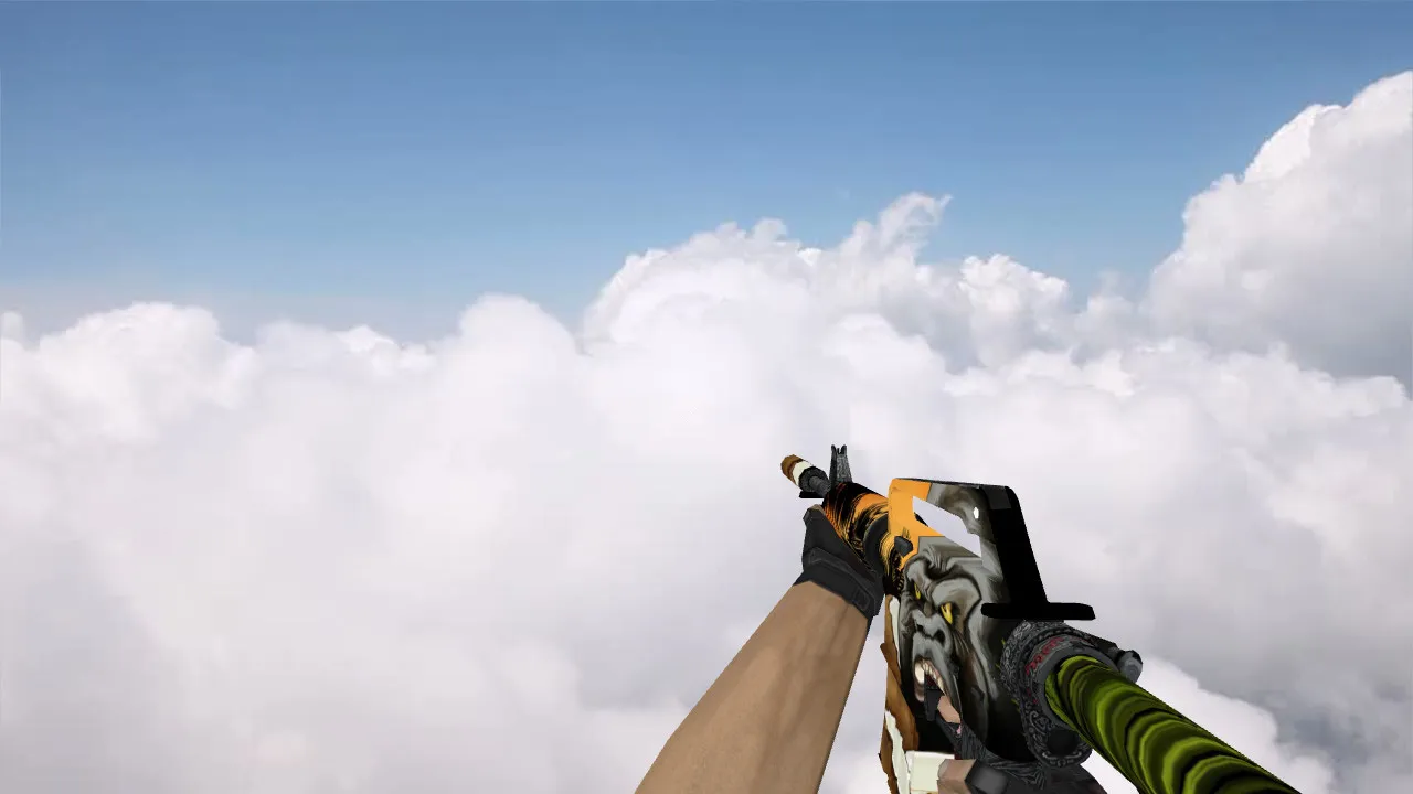 Скачать Модель M4A1 Gorilla v_ модели для CS 1.6: звуки, анимация осмотра, качество текстур и настройка - Скриншот