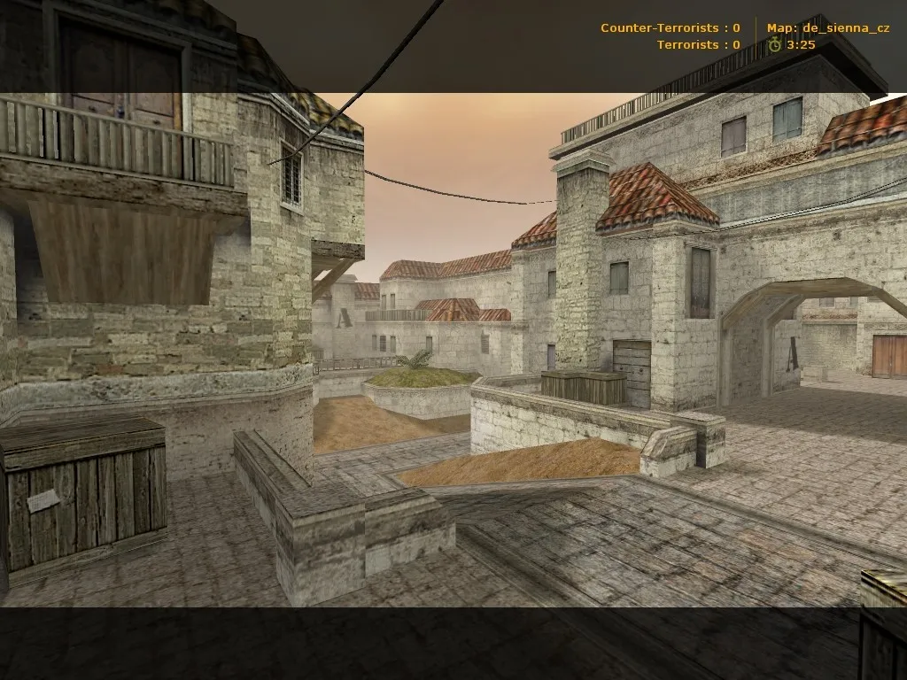 Скачать Карта de_sienna_cz для CS 1.6 - Тактические возможности и баланс - Скриншот