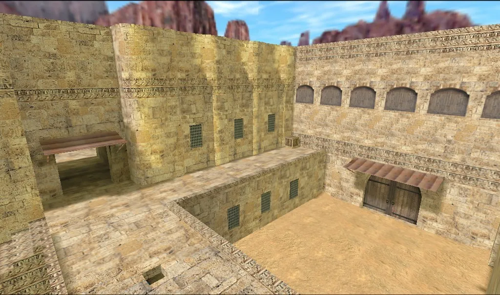 Скачать Карта de_dust_darkten для CS 1.6: точки, тактики за Т и КТ, навигация ботов и оптимизация - Скриншот
