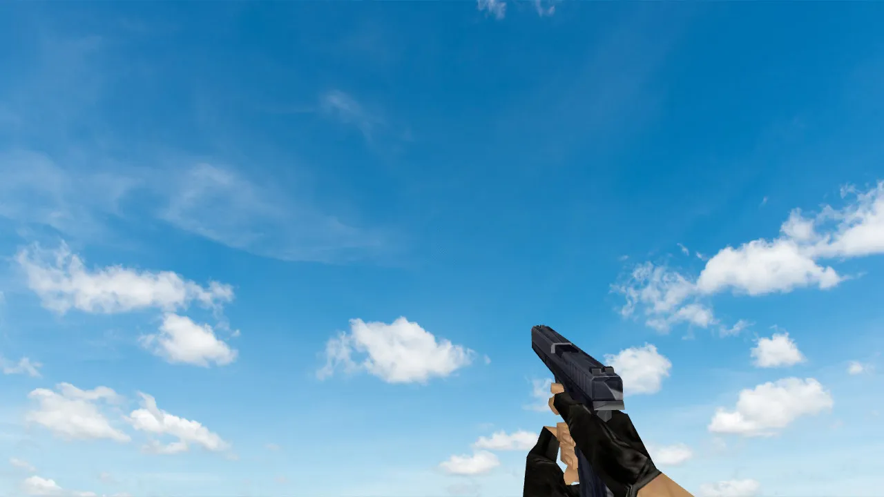 Пак моделей оружия «Default Weapons Chromed» для CS 1.6: v_, p_, w_ модели, звуки, анимация осмотра и текстуры — скриншот 12
