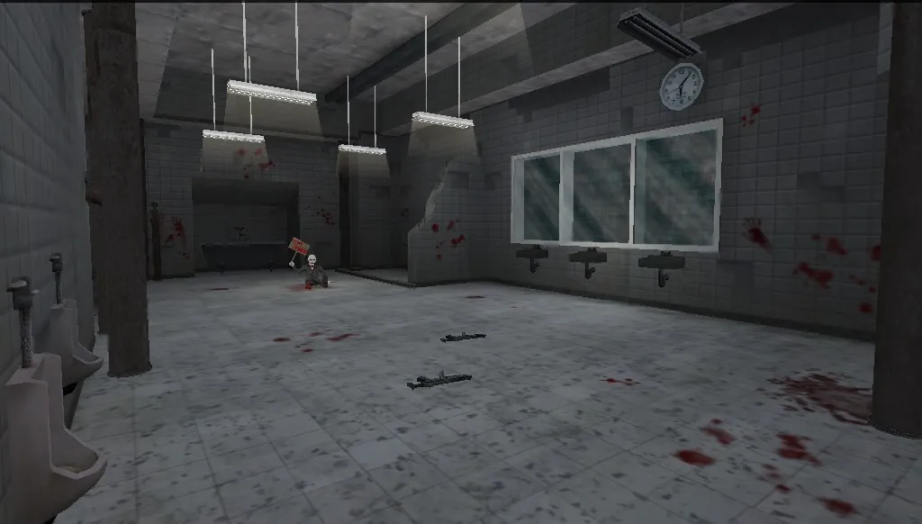 Скачать deathrun_jigsaw2 для CS 1.6: карта deathrun, баланс сторон, точки и .nav для ботов - Скриншот