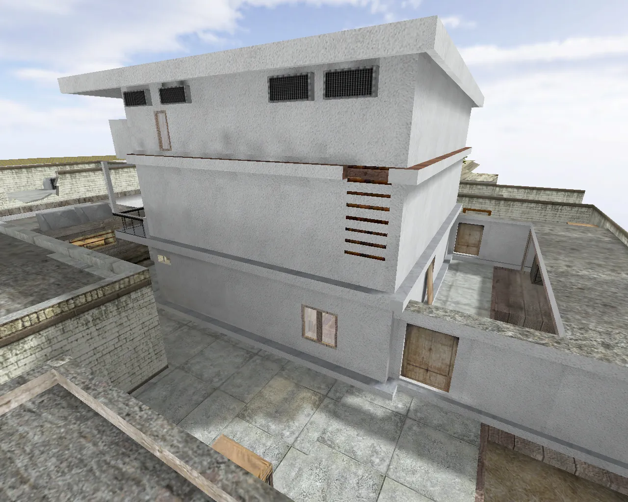 Скачать Карта fy_osama_house для CS 1.6: точки, маршруты, .nav для ботов, оптимизация и баланс - Скриншот