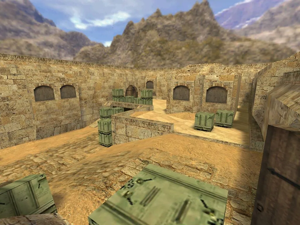 Карта de_sandrush для CS 1.6: подробный анализ и стратегии — скриншот 6