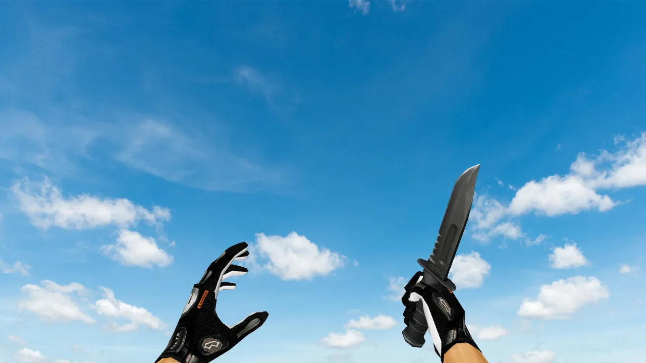 Скачать Модель «CF Knife Black» (v_, p_, w_) для CS 1.6: звуки, анимация осмотра, качество текстур - Скриншот
