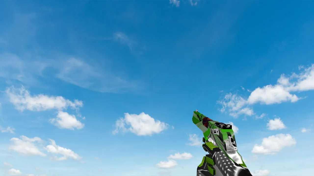Скачать Green Bump Weapon Pack: пак моделей оружия для CS 1.6 (v_, p_, w_, звуки, анимация осмотра, текстуры) - Скриншот
