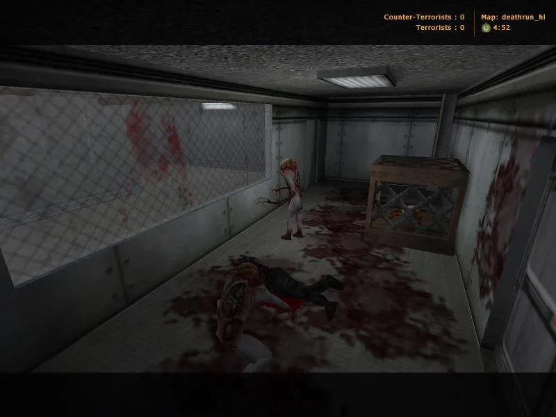 Скачать deathrun_hl для CS 1.6: карта Deathrun, точки, маршруты и настройка раунда - Скриншот
