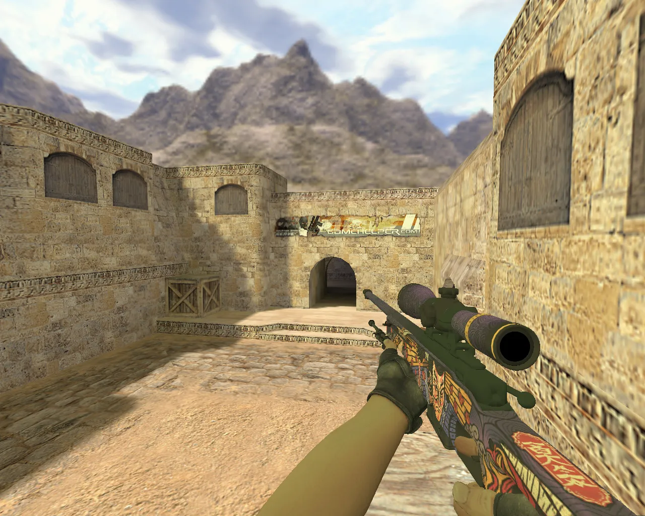 Скачать Модель «AWP Oni Taiji» для CS 1.6 - Высокое качество и точность - Скриншот
