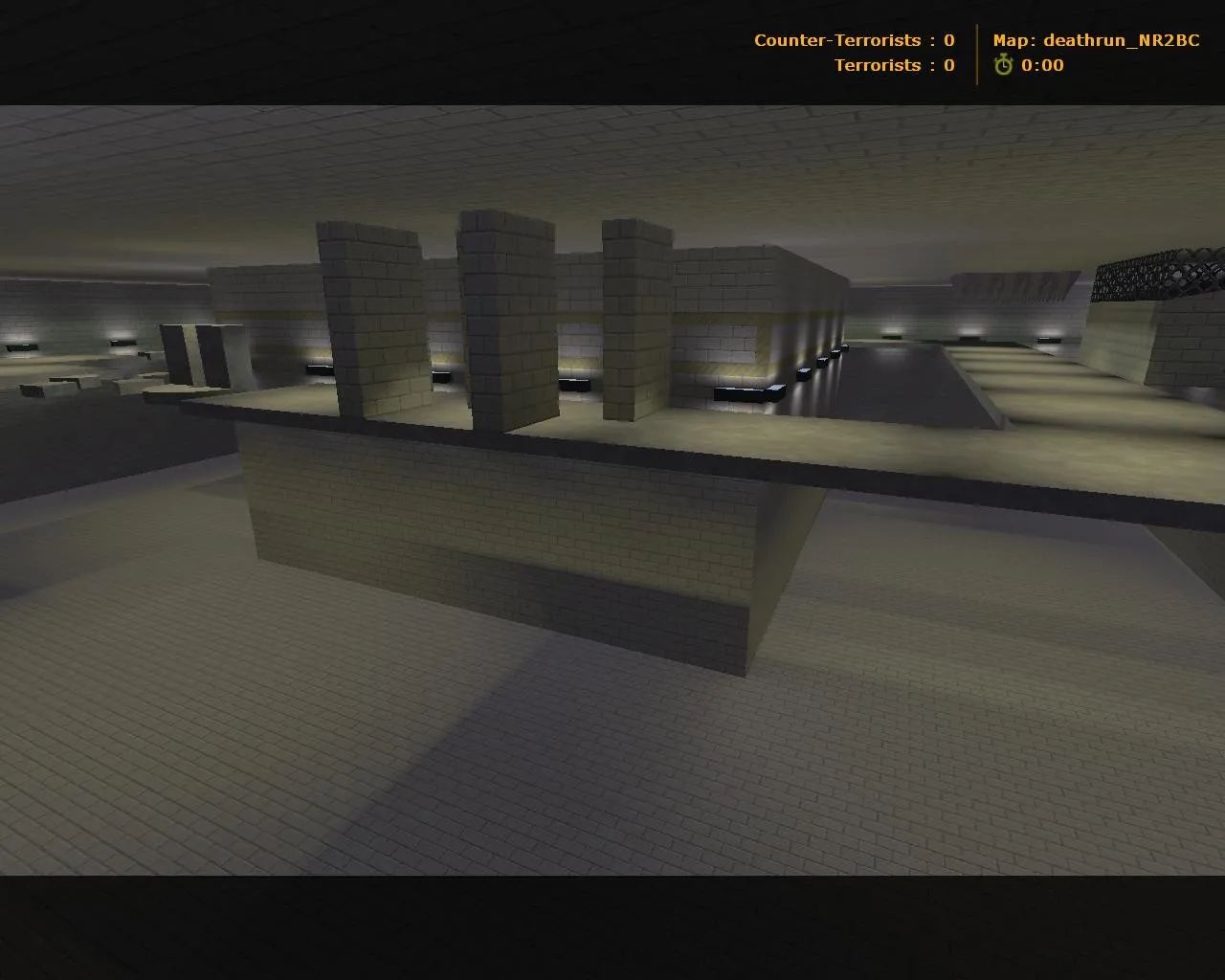 Скачать deathrun_nr2bc_b1 — карта Deathrun для CS 1.6: боты .nav, баланс сторон, оптимизация wpoly/epoly - Скриншот