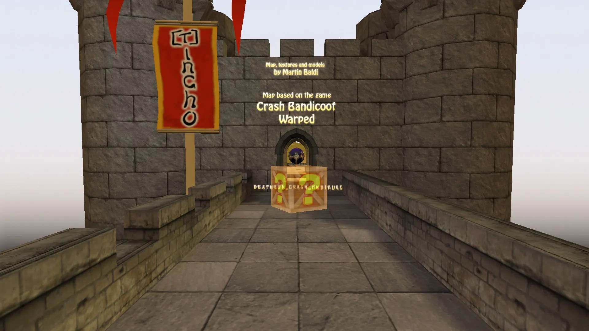 Скачать deathrun_crash_medieval для CS 1.6: тактика, точки, .nav, оптимизация и настройка ботов - Скриншот