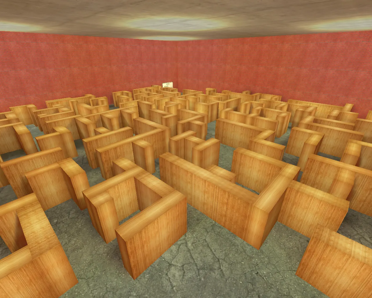 Скачать fy_maze для CS 1.6: лабиринт, точки фарма раундов, .nav для ботов и оптимизация карты - Скриншот
