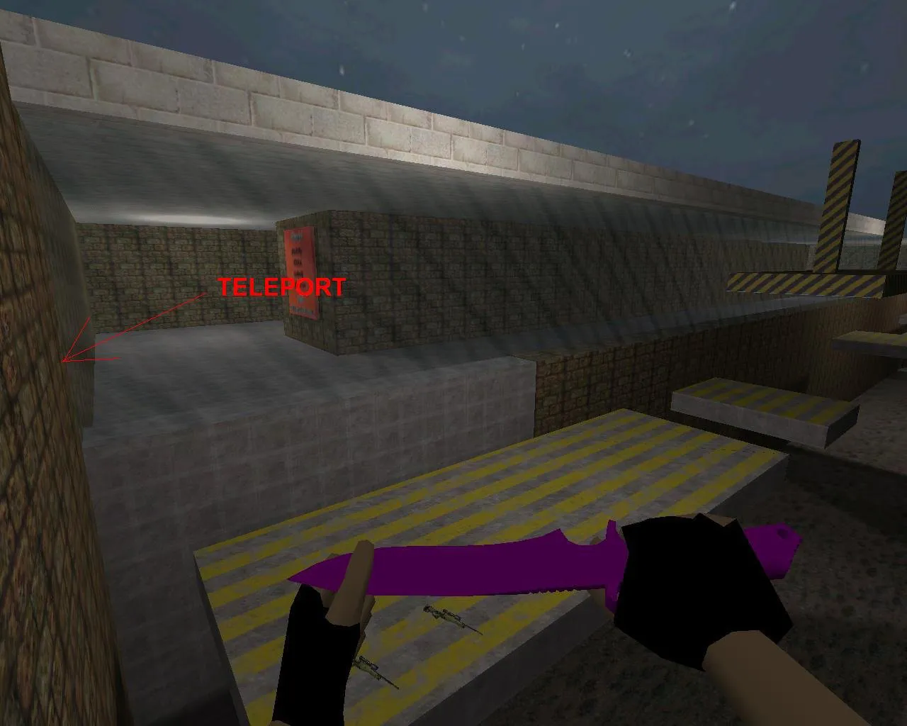 Скачать deathrun_raba_v2 — карта deathrun для CS 1.6: точки, боты (.nav), оптимизация wpoly/epoly - Скриншот