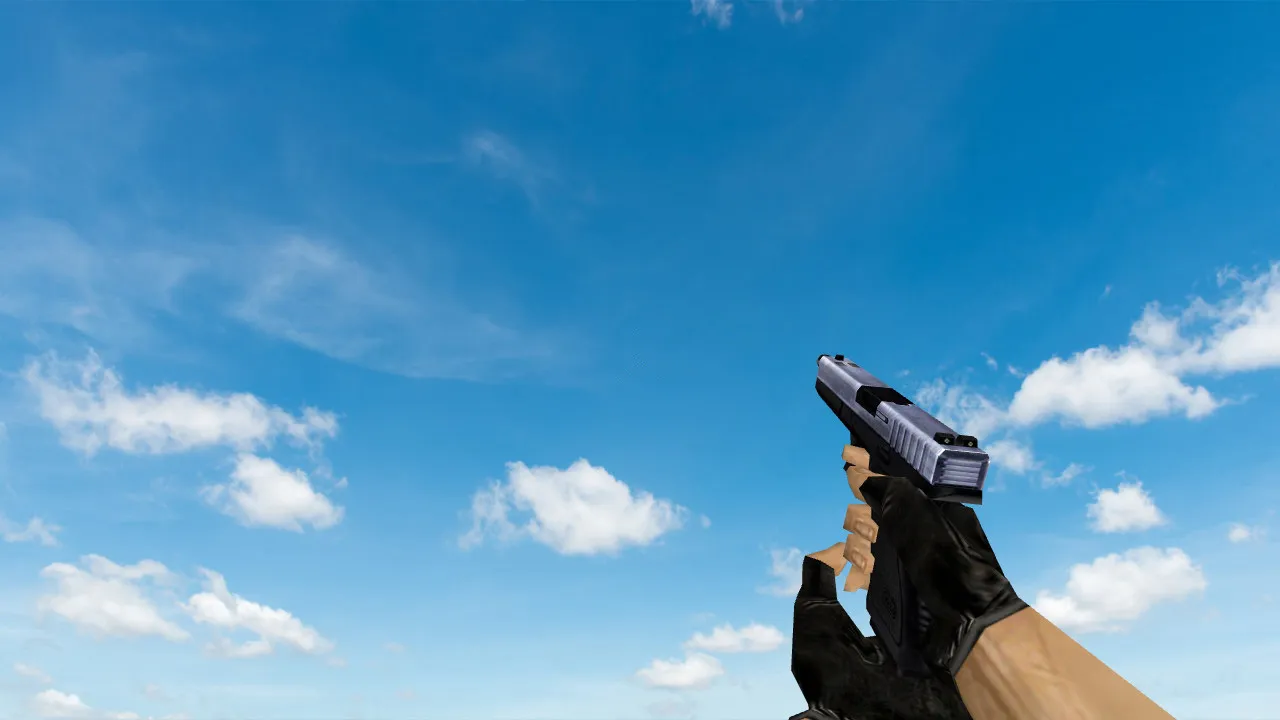 Скачать Модель «Default Glock Blue Steel» для CS 1.6 - Скачай сейчас - Скриншот