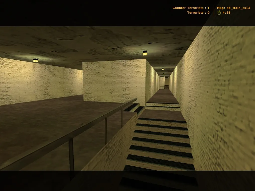 Скачать Карта de_train_cs13 для CS 1.6: Тактика и особенности - Скриншот