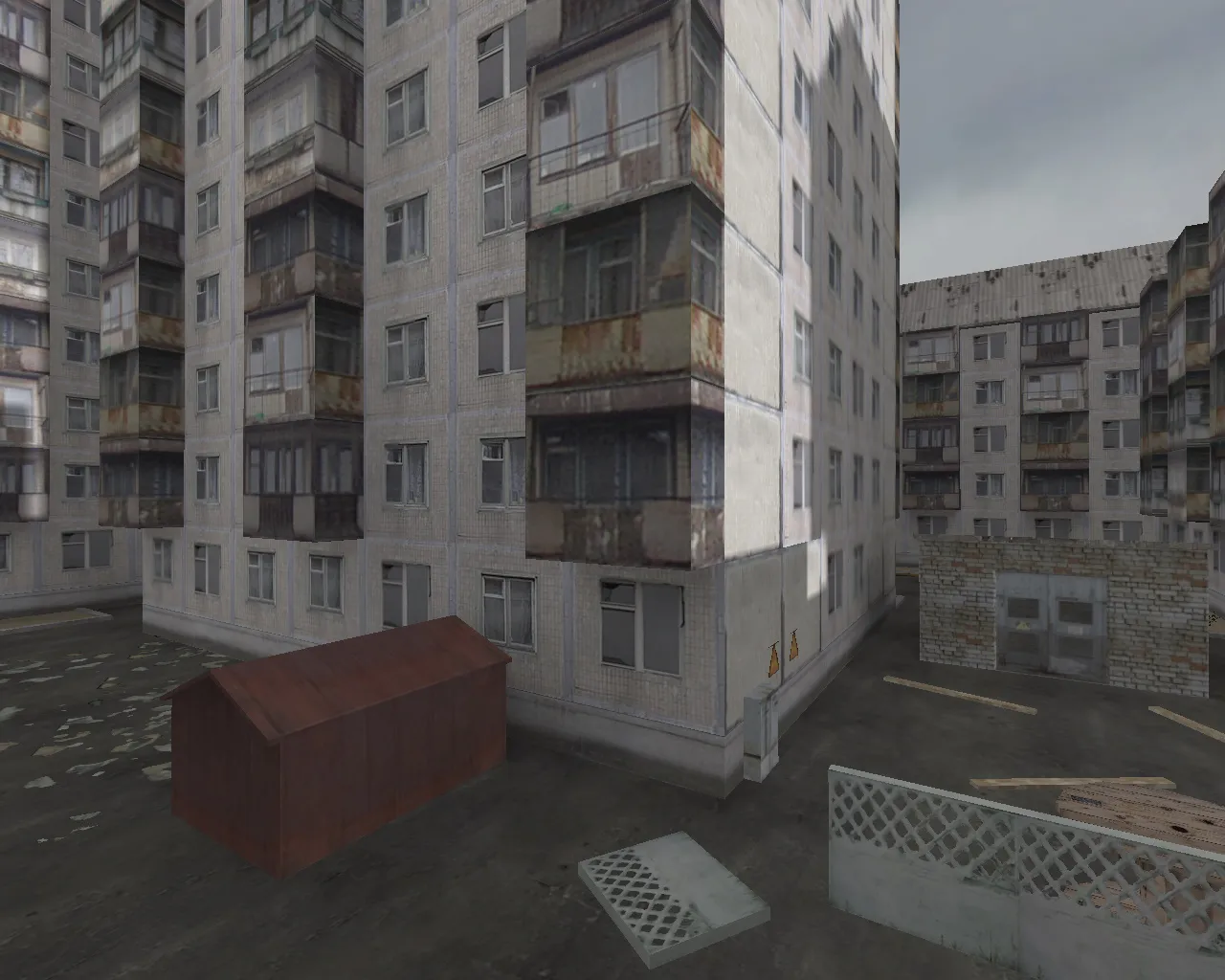 Скачать Карта de_chernobyl для CS 1.6: точки, маршруты, .nav для ботов и оптимизация wpoly/epoly - Скриншот