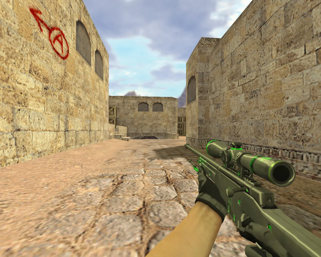 Скачать Модель «AWP Razer» для CS 1.6 — качественный скин для снайперки - Скриншот