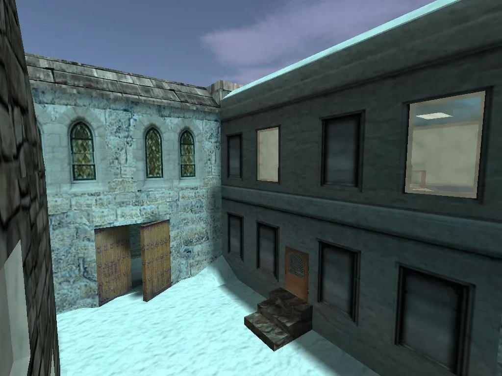 Карта de_december для CS 1.6: точки, баланс сторон, оптимизация wpoly/epoly и .nav для ботов — скриншот 6