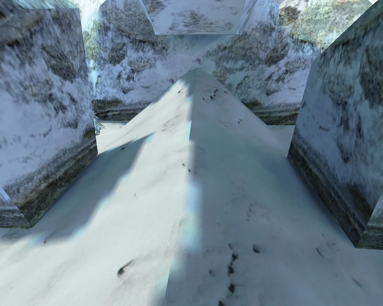 Скачать aim_snowrocks для CS 1.6: тренировка аима, точки, маршруты и советы по cfg - Скриншот