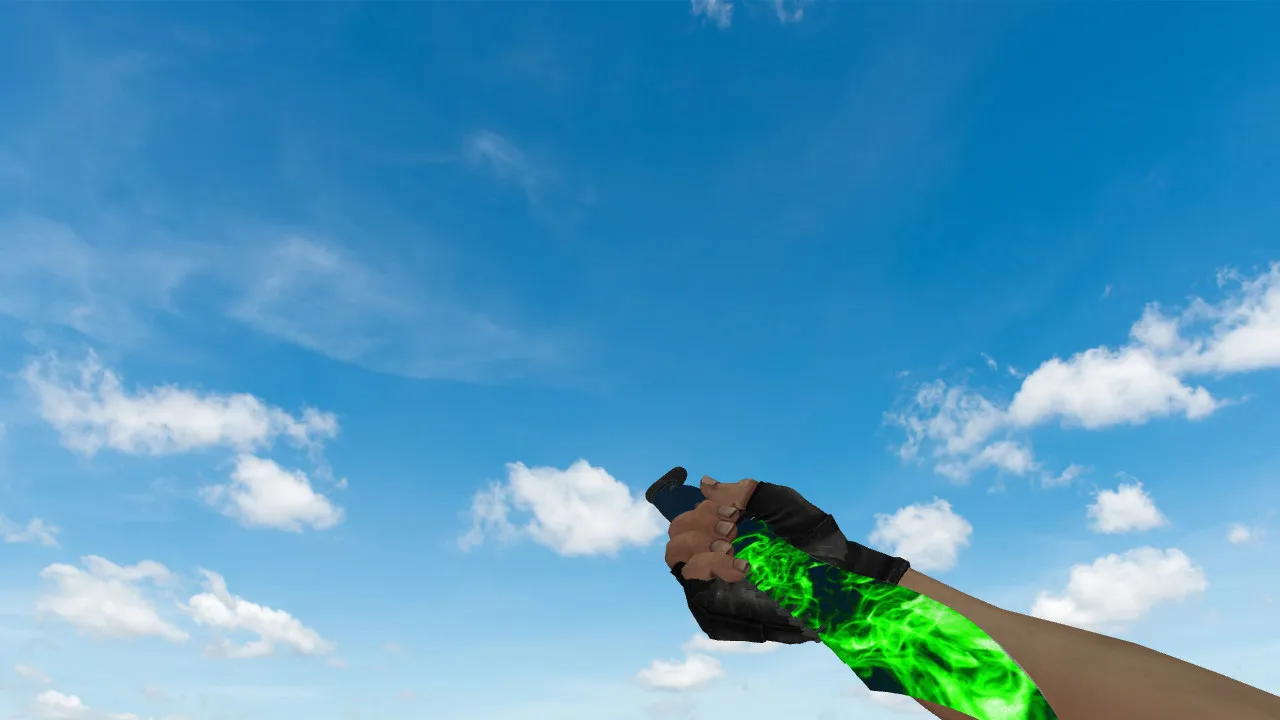 Скачать Модель ножа Bowie Knife Poisonous Gas для CS 1.6: v_, p_, w_ модели, звуки, анимация осмотра и текстуры - Скриншот