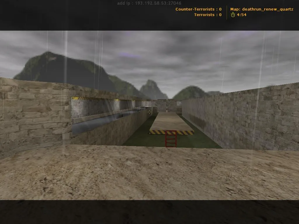 Скачать deathrun_renew_quartz для CS 1.6: планировка, точки, боты (.nav), оптимизация и настройка игры - Скриншот