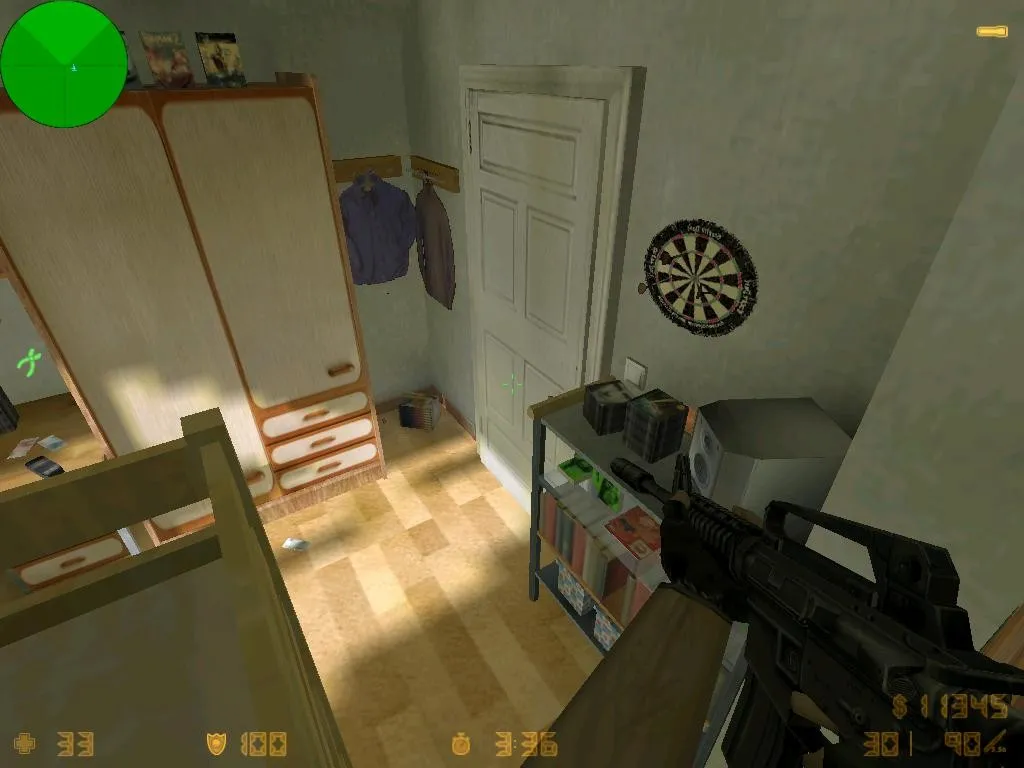 Скачать de_gimlirats для CS 1.6: тактика за Т и за КТ, точки, .nav, оптимизация wpoly/epoly - Скриншот