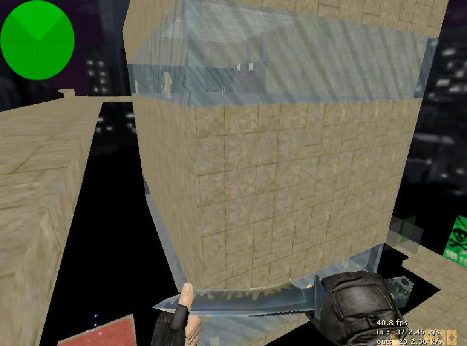 Скачать deathrun_cl-strike для CS 1.6: карта Deathrun, точки, боты (.nav), оптимизация wpoly/epoly - Скриншот