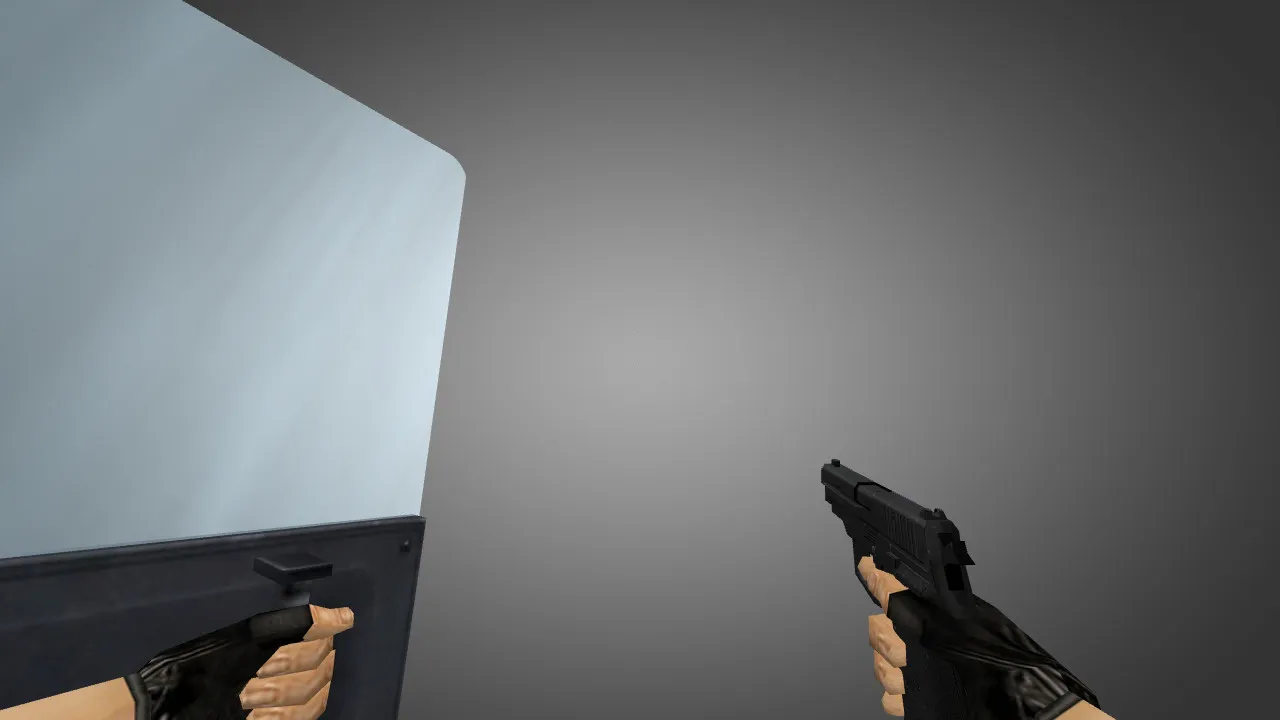 Скачать Модель «Riot Shield» для CS 1.6: v_ / p_ / w_ файлы, звуки, анимация осмотра и текстуры - Скриншот