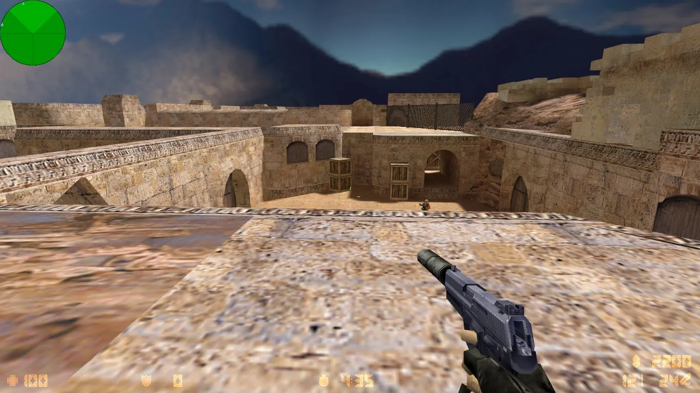 Скачать Карта de_hungun_dust2final для CS 1.6 - Тактическое преимущество - Скриншот