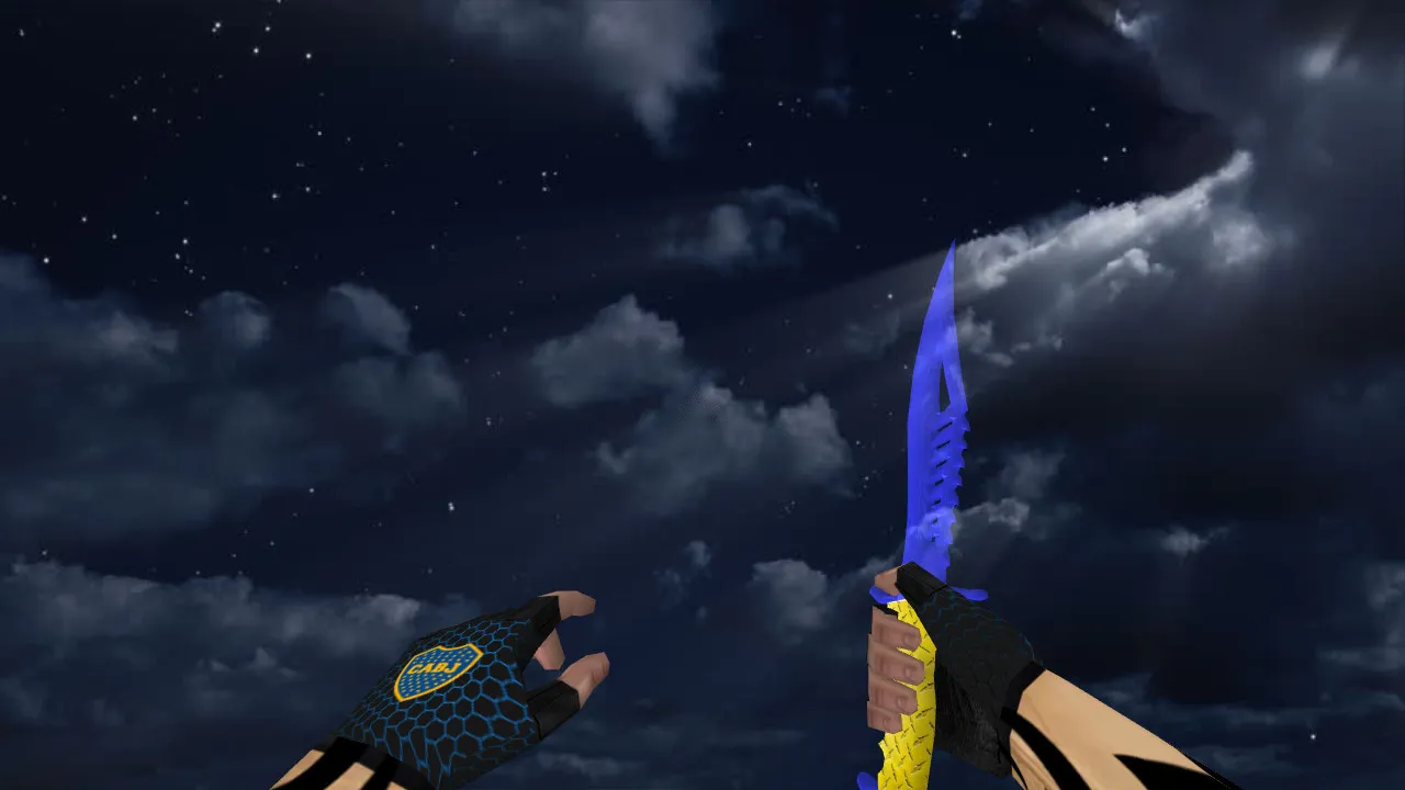 Модель «Nautilus Knife Boca Juniors» (v_ / p_ / w_) для CS 1.6: звук, анимация осмотра, текстуры — скриншот 1