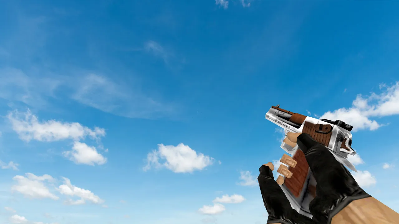 Скачать Модель «Default Deagle Wood» для CS 1.6 - Качественное оружие - Скриншот