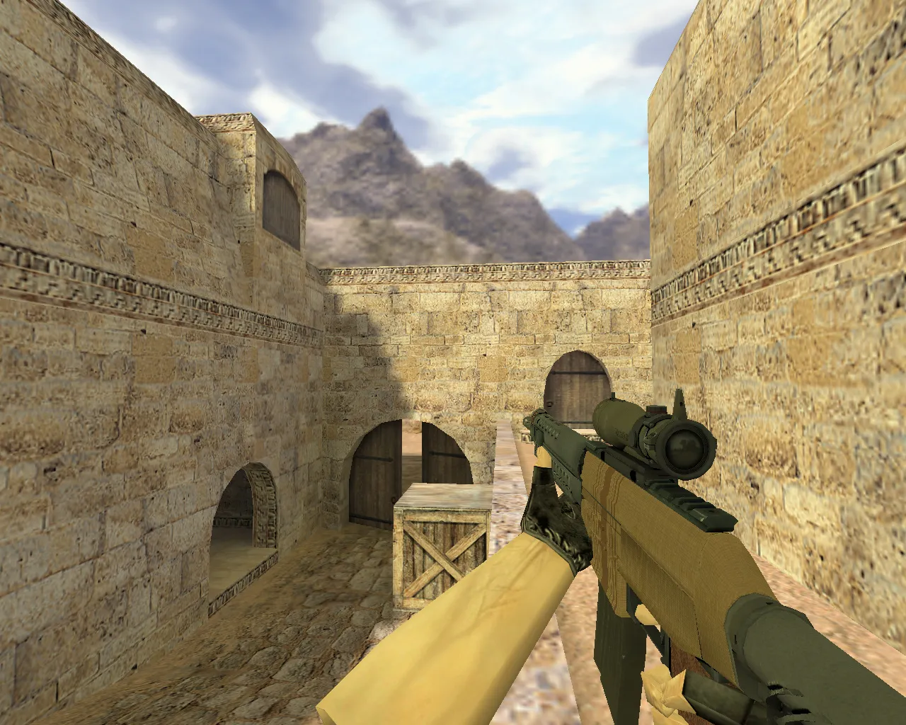 Скачать Модель SG-553 Странник для CS 1.6 - Загрузите и играйте - Скриншот