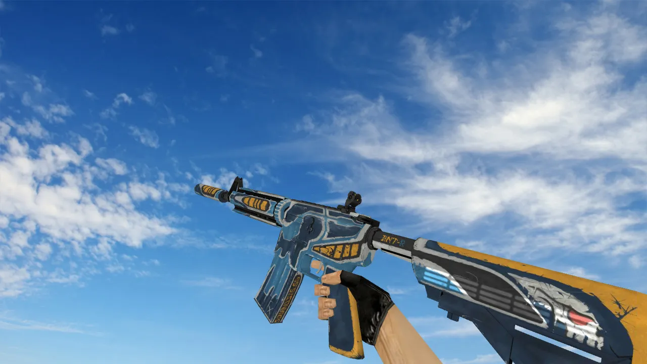 Скачать Модель M4A1 для CS 1.6: v_/p_/w_ «Охотник за головами», звуки, анимация осмотра, текстуры и качество моделей - Скриншот