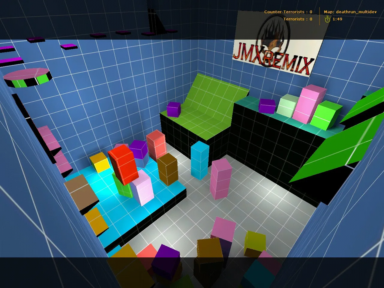 deathrun_multidev карта для CS 1.6: точки прохождения, баланс сторон, .nav и оптимизация — скриншот 2