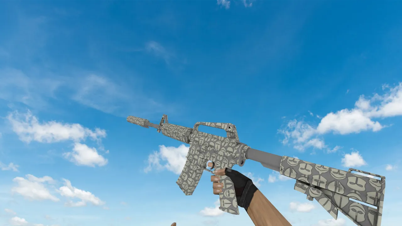 Скачать Модель M4A1 Aid для CS 1.6: v_ и p_ модели, звуки, анимация осмотра, качество текстур - Скриншот