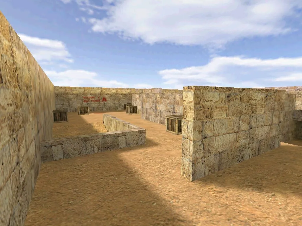 Карта de_quickdust для Counter-Strike 1.6: тактика и детали — скриншот 5