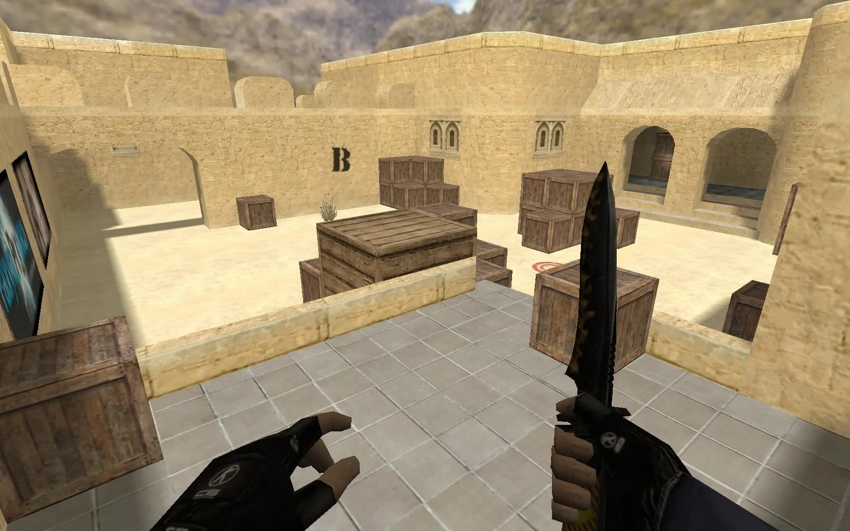 Скачать Карта de_sandman для CS 1.6: Технический обзор и стратегии - Скриншот