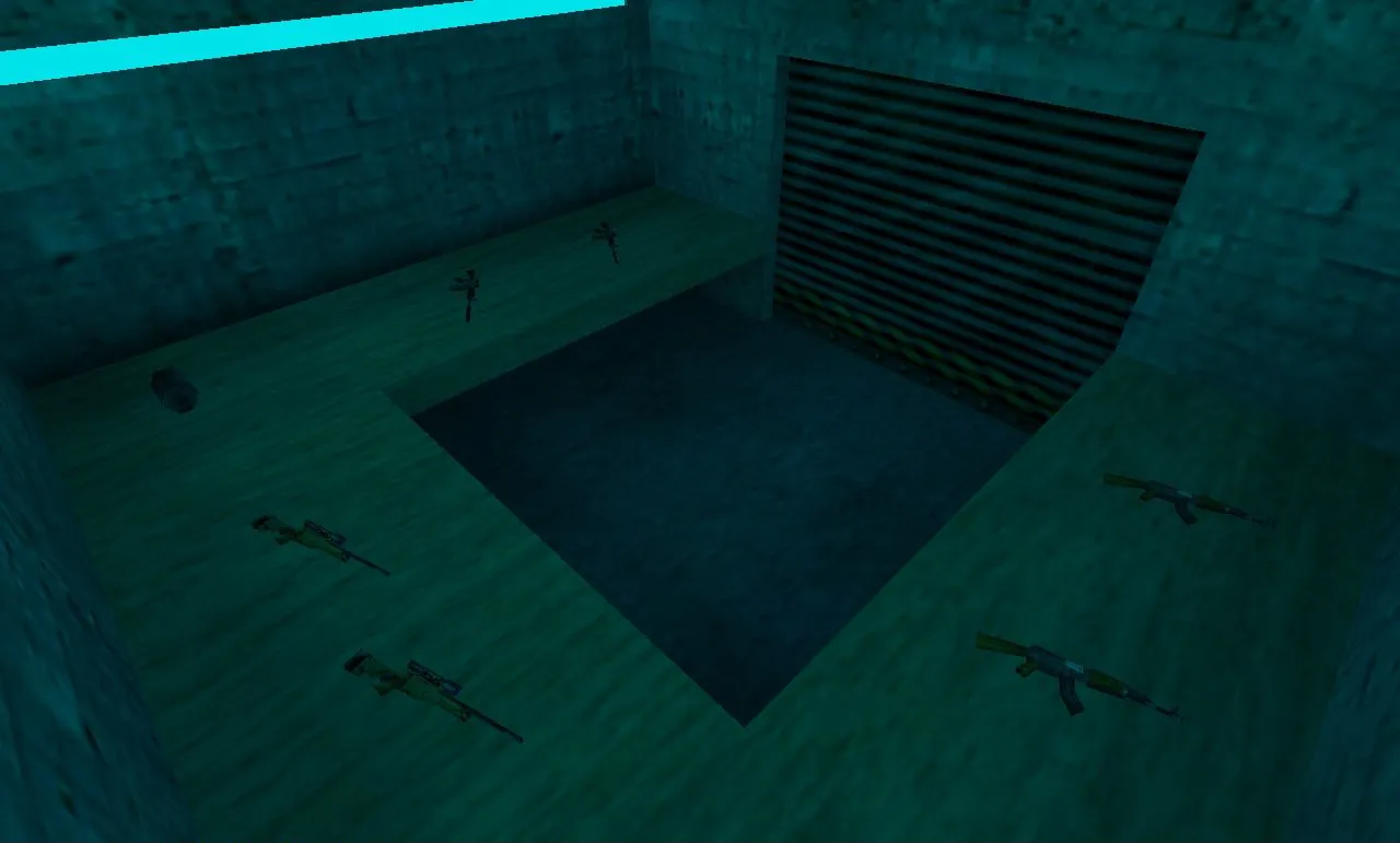 Скачать Карта deathrun_bhopz для CS 1.6: deathrun + bhop, точки, навигация ботов, оптимизация - Скриншот
