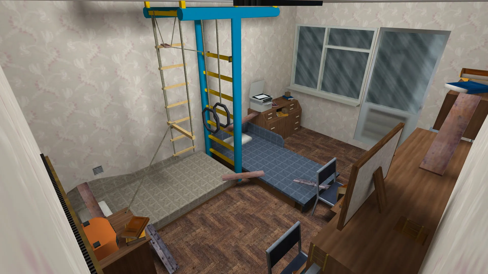 Скачать Карта de_rats_room для CS 1.6 - тактические возможности и оптимизация - Скриншот