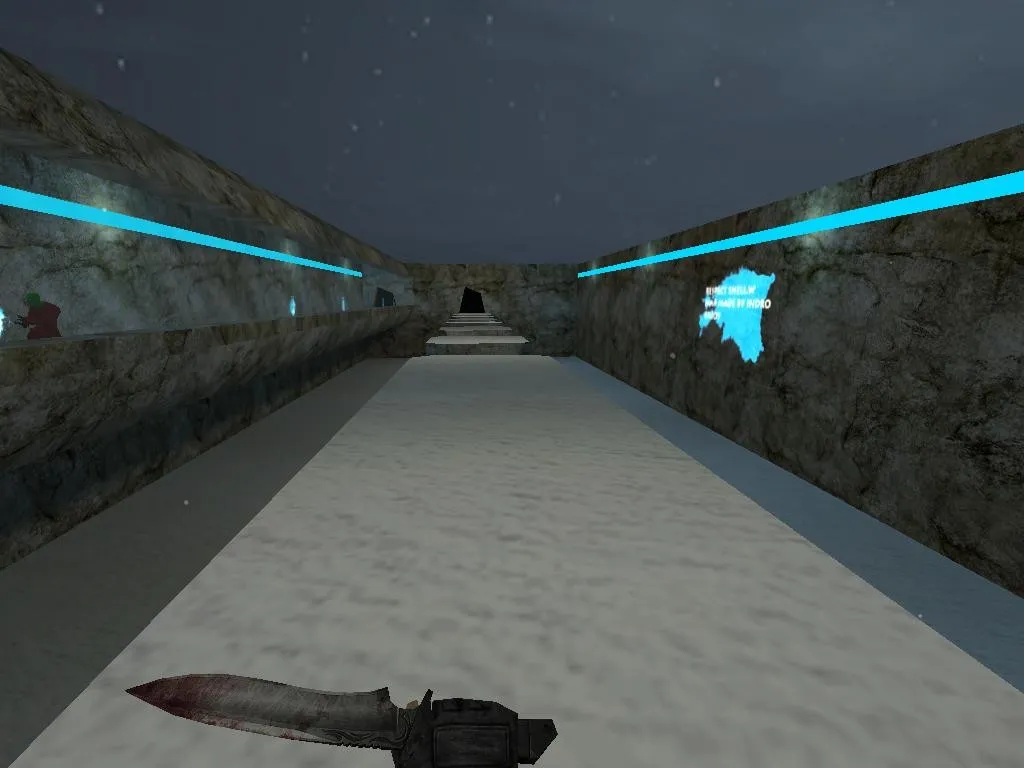 Скачать deathrun_indro_f для CS 1.6: карта Deathrun, баланс сторон, точки, .nav, оптимизация - Скриншот