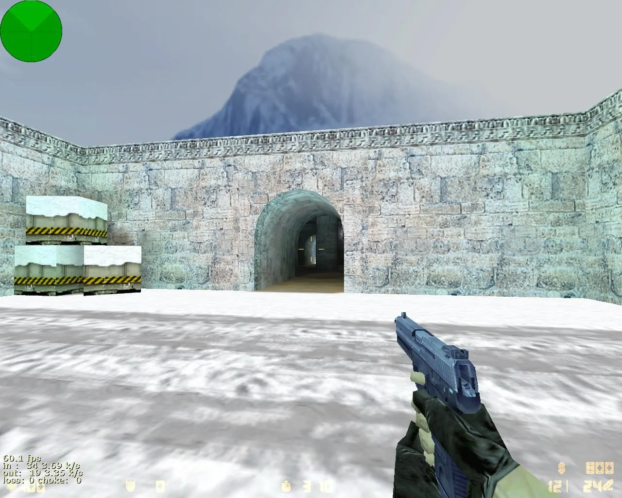 Скачать de_snow_dust - Зимняя Карта для CS 1.6: Тактика и Оптимизация - Скриншот