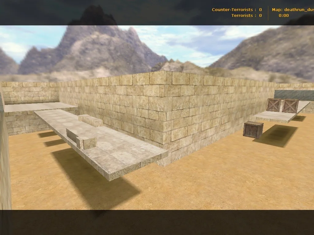 Скачать deathrun_dust2011 для CS 1.6: тактика, точки, .nav и оптимизация wpoly/epoly - Скриншот