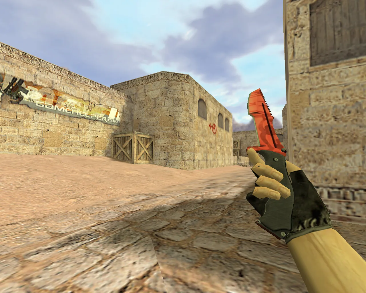 Скачать v_knife — «Охотничий нож Убийство» для CS 1.6: p_ и w_ модели, звук, анимация осмотра - Скриншот